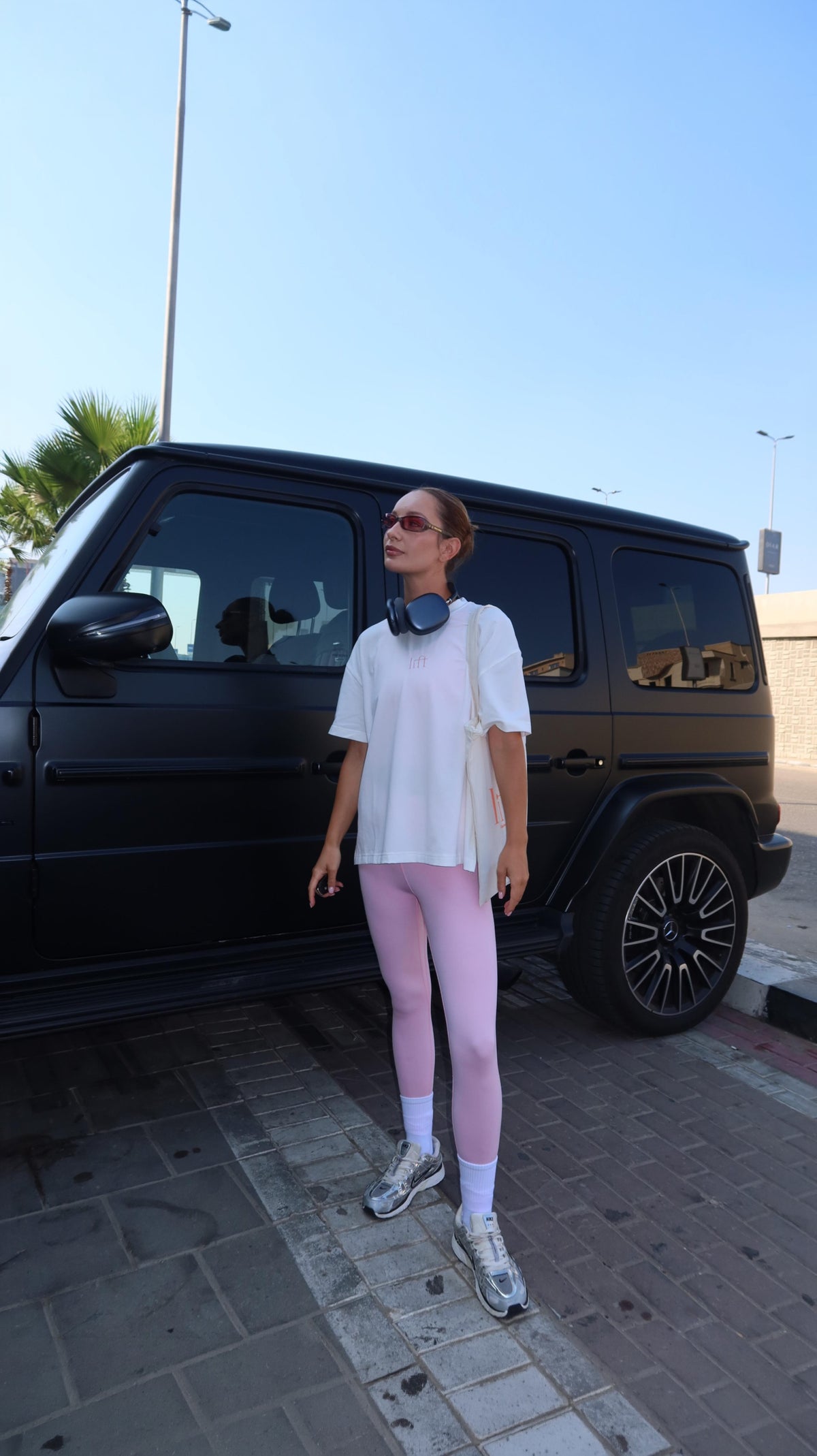 Petal Rose Leggings + Petal Rose Embroidered Tee Bundle